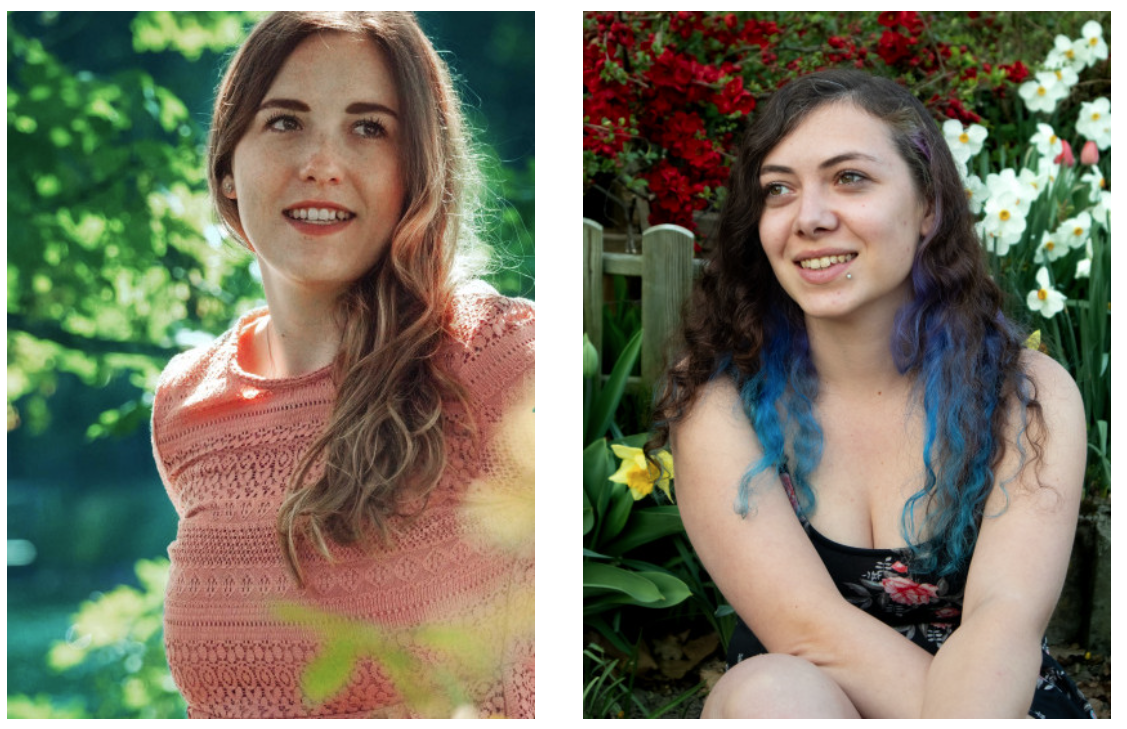 Die neuen Fugunautinnen Leona und Nicole.